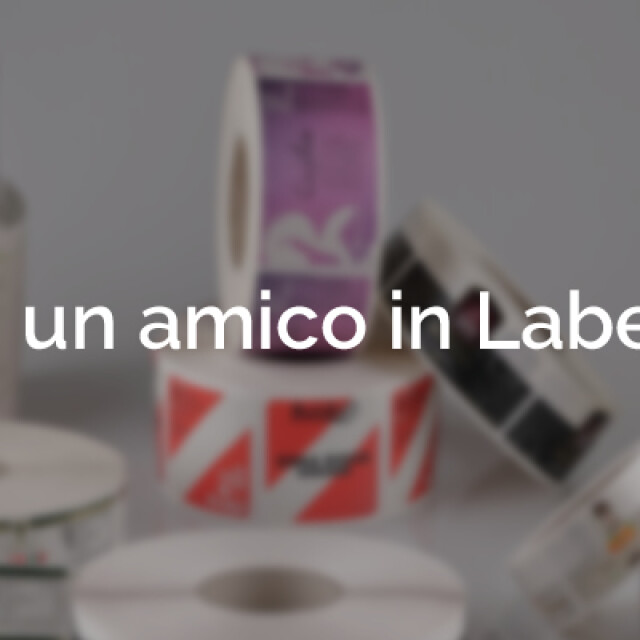 Invita un amico e risparmia sulla stampa delle tue etichette