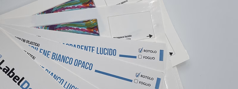 Campionario carte LabelDoo - polipropileni