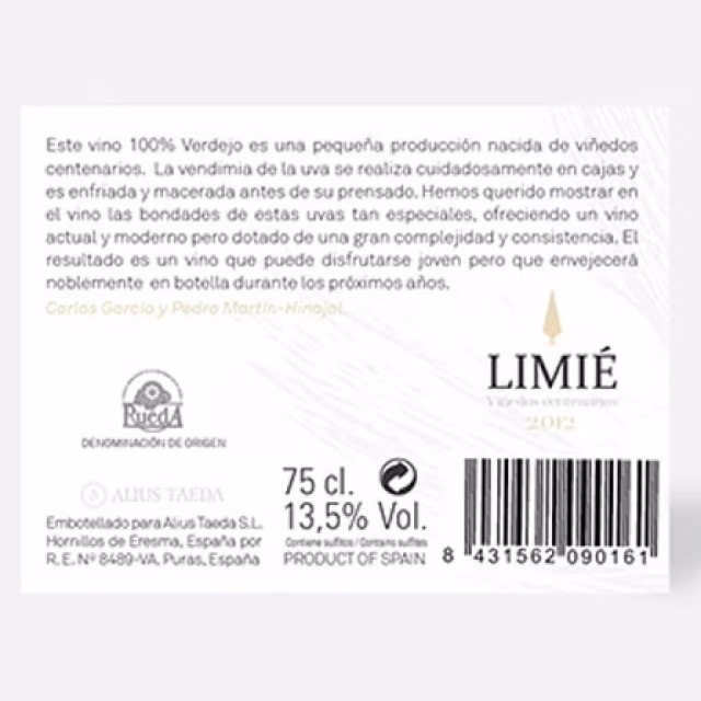 Etiqueta trasera para botella de vino: ¿Qué información incluir?